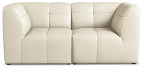 Beżowa sofa z imitacji skóry 180 cm Aloha – Makamii
