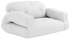 Biała sofa rozkładana odpowiednia na zewnątrz Karup Design OUT™ Hippo White