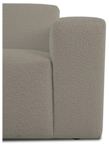 Jasnobrązowy narożnik z materiału bouclé (lewostronny) Roxy – Scandic