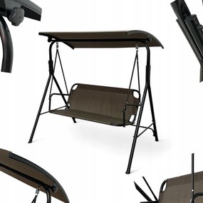 Huśtawka do ogrodu Paloma MAS-4006, wolnostojąca, kolor brąz złoty