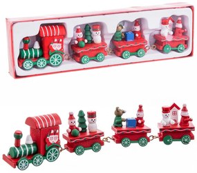 Drewniana figurka świąteczna (wysokość 7,5 cm) Locomotive – Casa Selección