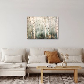 Obraz - Rysowanie wzoru lasu (70x50 cm)