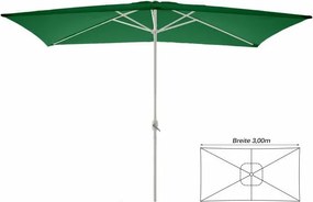 Parasol przeciwsłoneczny prostokątny 2x3 m - zielony