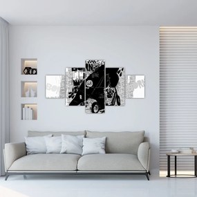 Obraz - Urodzony by jeździć (125x70 cm)