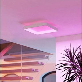 Eglo 901913 - LORETELLO-Z LED RGBW, ściemnialny plafon LED/20W/230V, 35x35cm, biały