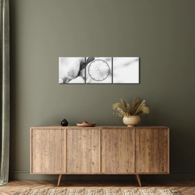 Obraz - Początek wiosny (z zegarem) (90x30 cm)