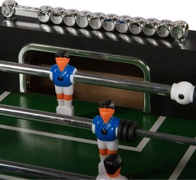 GAMESPLANET Stół piłkarski LIVERPOOL, 141x125x89 cm czarny