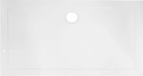 AQUAMARIN Brodzik 121 x 71 cm, prostokąt