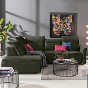 Narożnik MURILLO L z elektryczną regulacją siedziska Lewostronny w tkaninie VOGUE 11 WERSAL