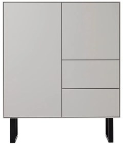 Jasnoszara wysoka komoda 91x111 cm Edge by Hammel – Hammel Furniture