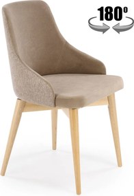 Krzesło do jadalni z funkcją obracania Malaga Halmar