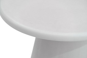 Stolik kawowy okrągły Clav 60 cm - jasny szary