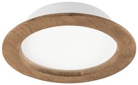 LED oprawa sufitowa WOODY SPOT LED/16,5W/230V 4000K orzech Ø18,5 cm