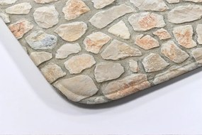 Dywanik antypoślizgowy do łazienki Dywanik antypoślizgowy do łazienki Kamienie Ściana