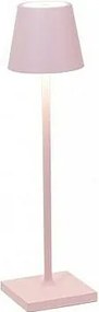 Lampa stołowa LED Poldina Pro Micro Pink z możliwością ładowania i ściemniania, z czasem pracy baterii do 12 godzin