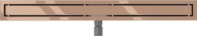 Mexen Flat M13 odpływ liniowy 2w1 80 cm, różowe złoto - 1610080-15