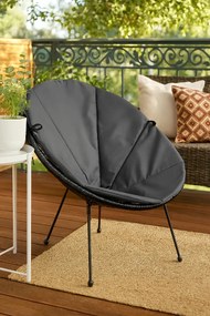 Poduszka Acapulco wodoodporna na fotel Oxford grafit