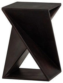 Stolik z litego drewna akacjowego 41x41 cm Ikem – WOOOD