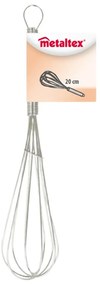 Trzepaczka ze stali nierdzewnej Metaltex French, dł. 20 cm