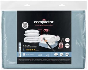 Plastikowy pojemnik próżniowy pod łóżko 65x45x15,5 cm Blue Edition – Compactor