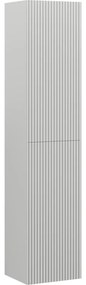 Mexen Rivel słupek łazienkowy 35 cm, 2 drzwi, ryflowany, szary mat - 91A21-03016-2-BF62