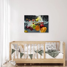 Obraz na szkle - Owoce (70x50 cm)