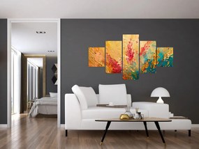 Obraz - Malowanie pola (125x70 cm)