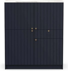 Komoda Chester 4-drzwiowa z 1 szufladą, szerokość 120 cm