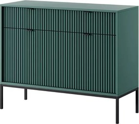 Cubero komoda 104 cm nowoczesna z szufladami i półkami