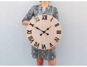 Zegar na ścianę nowoczesny efektowny okrągły cichy do kuchni salonu pokoju