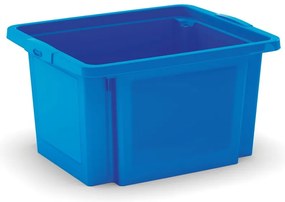 Niebieski plastikowy pojemnik 42x35x23 cm H-Box S – KIS