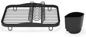 Czarny stalowy ociekacz 36x28 cm Sinkin – Umbra