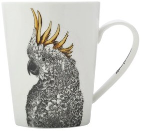 Biały porcelanowy kubek Maxwell &amp; Williams Marini Ferlazzo Cockatoo, 450 ml