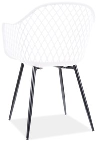 PROMOCJA Białe plastikowe krzesło CORRAL B II. jakość