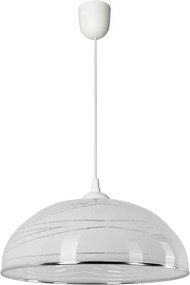 Biała kuchenna lampa wisząca - S735-Ankona