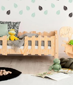 Drewniane łóżko dziecięce ze stelażem 12 rozmiarów  - Hofa 3X