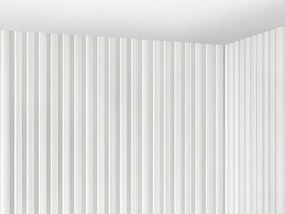 Panel ścienny 3D - Opakowanie 3,71 m² - Biały - Zestaw 8 sztuk - TATIANA