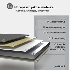 Zabudowa śmietnikowa 120L jednokomorowa, antracyt