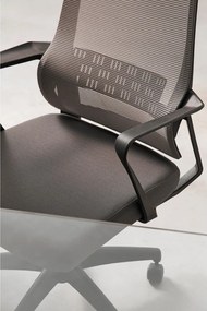 Czarne tapicerowane krzesło biurowe Hoboken – Yes Everyday