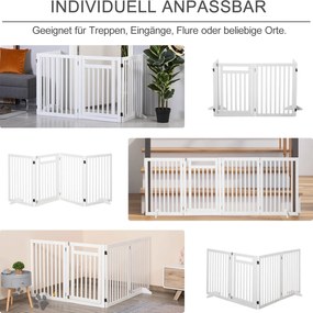 ogrodzenia dla bydla PawHut® ogrodzenie dla zwierząt małe średnie duże Bramka zabezpieczająca Składane nóżki podporowe 81 cm Bialy | Aosom PL