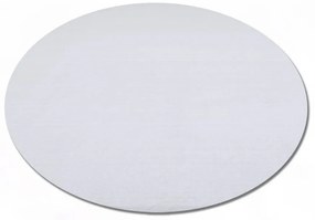 Dywan pluszowy Catwalk biały 80 cm x 80 cm  koło