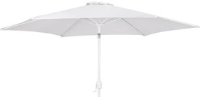 Biały parasol ogrodowy ø 300 cm Alba – LDK Garden