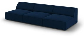 Ciemnoniebieska aksamitna sofa 240 cm Jodie – Micadoni Home