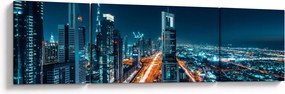 Obraz  - Noc w Dubaju (170x50 cm)
