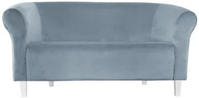 Sofa Milo BL06 szary błękit nogi 15 białe