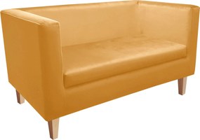 Sofa Monaco : Kolor nogi - Drewno, Kolor tkaniny - VELVET - MG15, Typ tkaniny - Velvet, Wysokość nogi - 15 cm