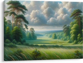 Obraz - Zielony krajobraz (70x50 cm)