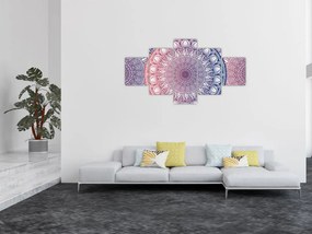 Obraz z mandali (125x70 cm)