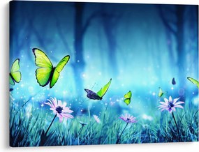 Obraz - Mistyczna leśna polana (70x50 cm)