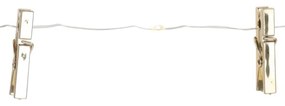 Łańcuch świetlny LED z ozdobnymi klamerkami, 230 cm
